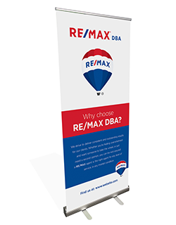 80" x 33" Retractable Banner & Stand
