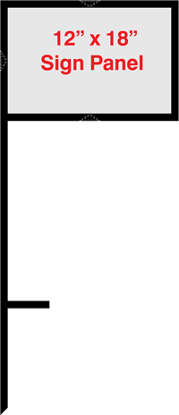 12" x 18" Angle Iron Frame-1 Leg