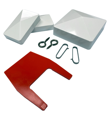 Plastic Colonial Post Hardware Kit