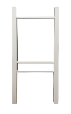 Deluxe Aluminum Colonial Post - White  - Up to 24" Wide Panels
