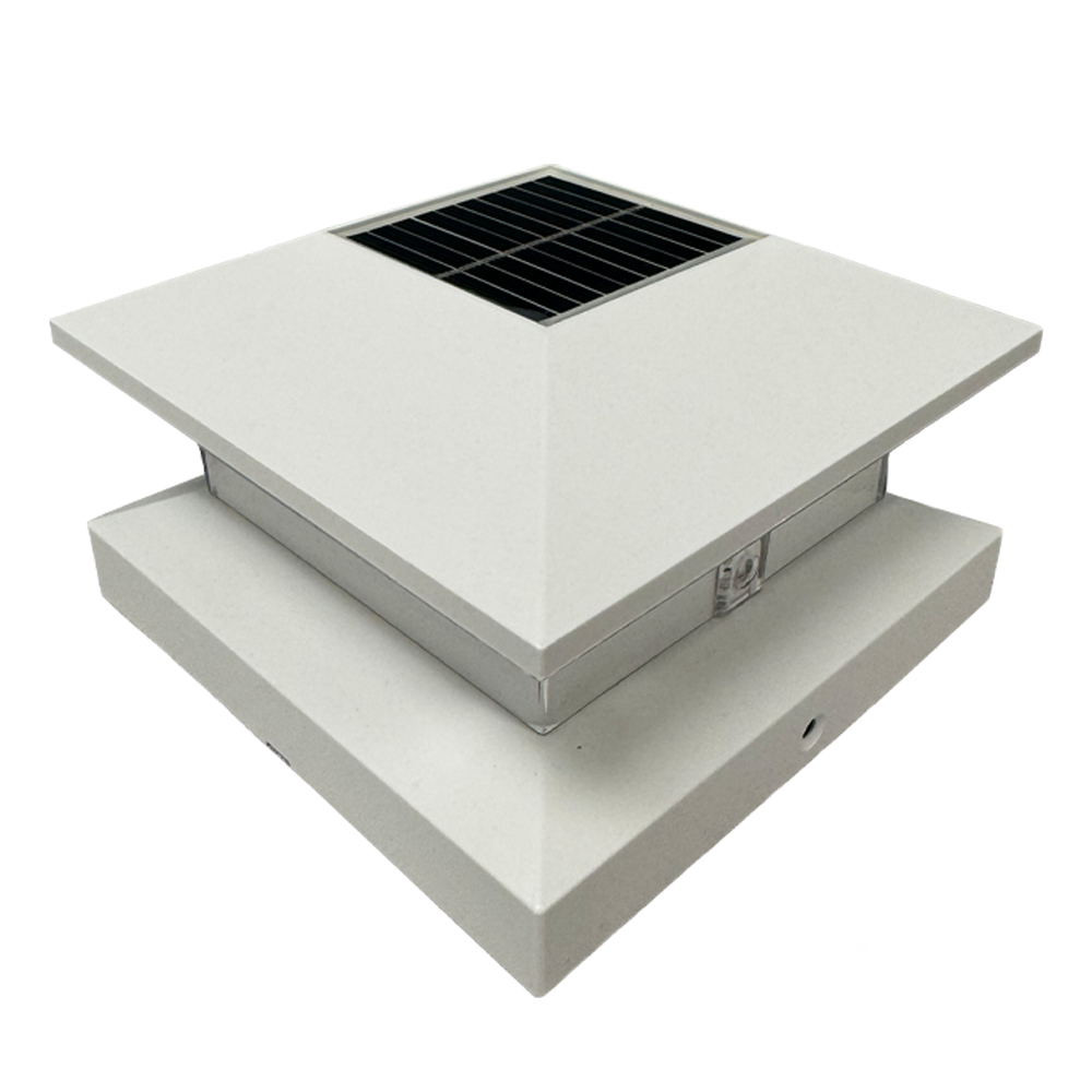 Solar Post Cap Light - White